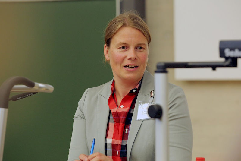 Julia Wandt, Vorsitzende des Verbands und Pressesprecherin der Universität Konstanz.