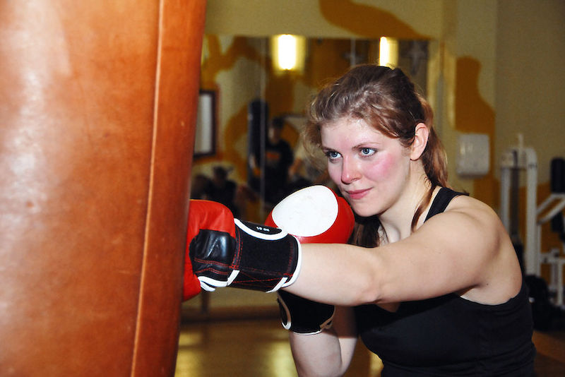 Nach ihrem ersten Boxtraining will Autorin Maria Preußmann die Laufschuhe jetzt regelmäßig gegen Boxhandschuhe tauschen.