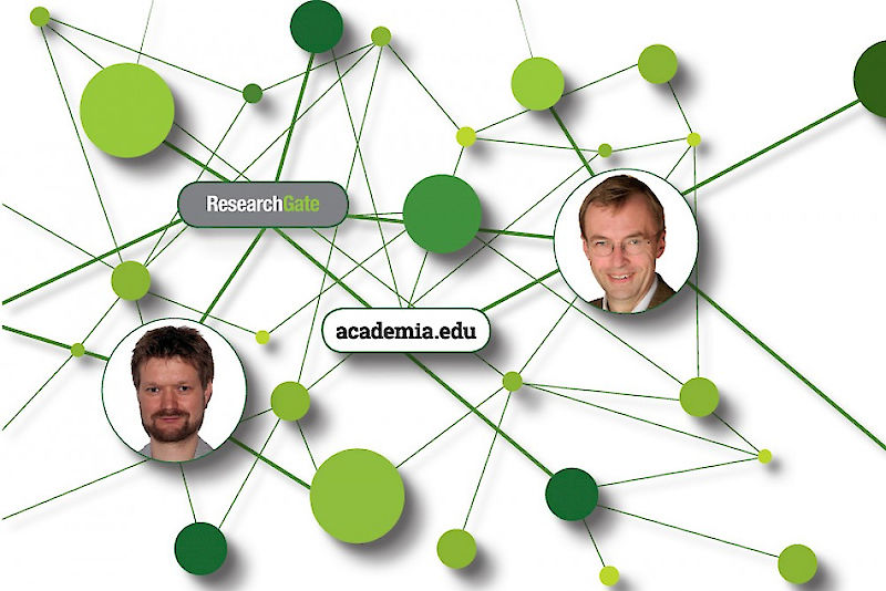 Simon Drescher (links im Bild) gehört zu den aktivsten Nutzern von Researchgate.edu. Kai Struve nutzt Academia.edu fast täglich.