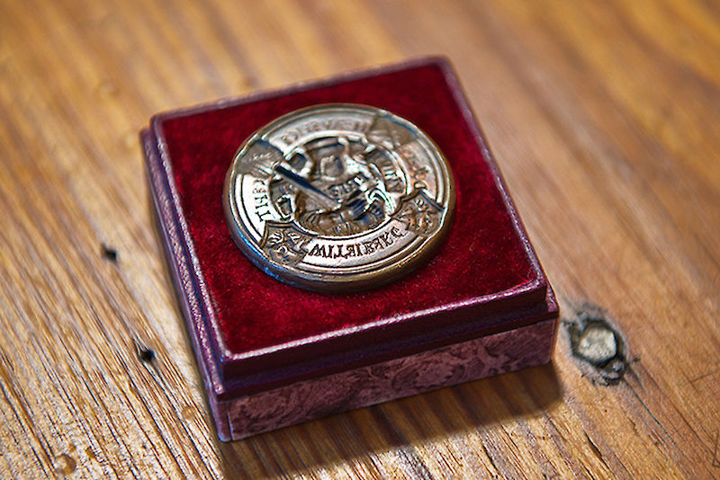 A seal dating from 1514, used by the university’s first rector to seal official documents