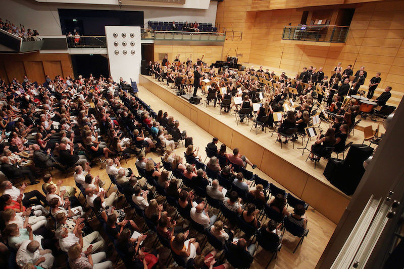 Mit der Reformationssinfonie von Felix Mendelssohn Bartholdy eröffnete das Orchester der Medizinischen Fakultät das Universitätskonzert.