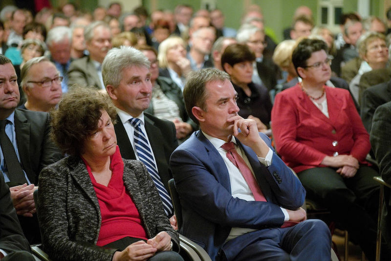 Auch die Leipziger Uni-Rektorin Beate Schücking und Bildungsminister Marco Tullner waren zu Gast.
