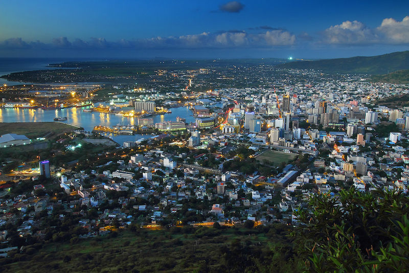 Port Louis ist die Hauptstadt des Inselstaates Mauritius.
