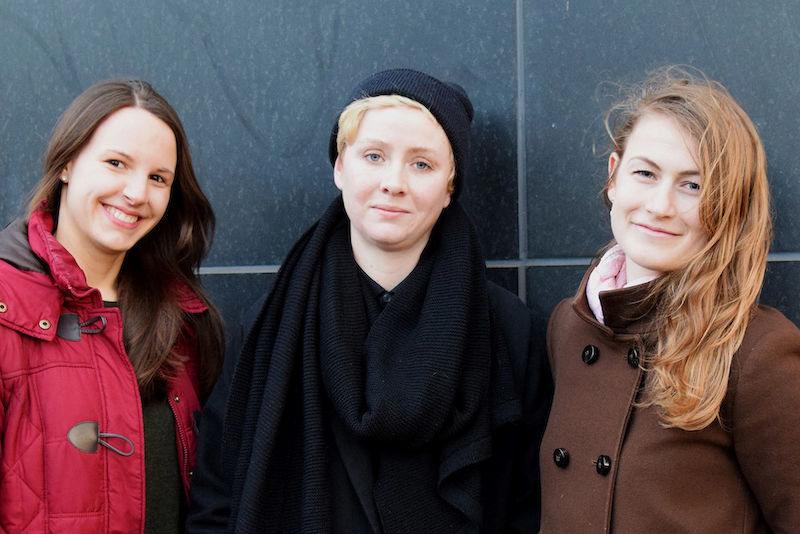 Hinter „Scheiter & Weiter“ stecken (v.l.) Katja Beck, Isabel Fastus und Anastasiia Berkova.