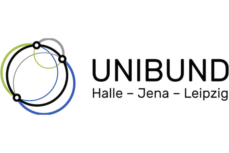 Das Logo des Unibundes leitet sich aus der Lage der Standorte ab.