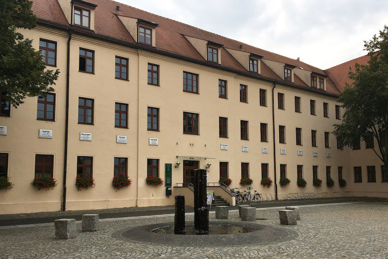 Courtyard of the former Leucorea University in Wittenberg