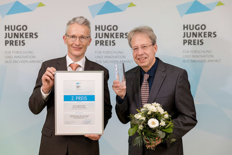 Karsten Mäder und Sven-Erik Behrens mit dem zweiten Preis
