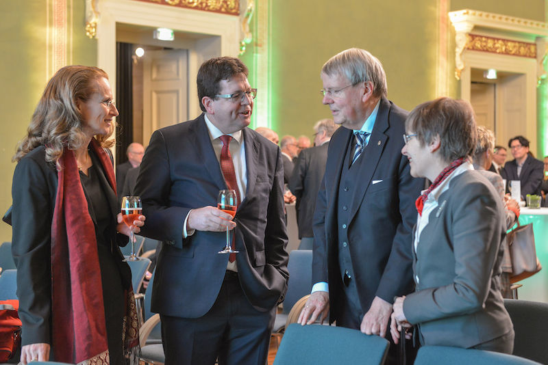 Neujahrsempfang 2020: Rektor Christian Tietje im Gespräch