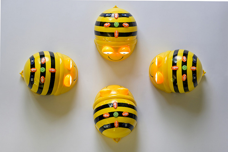 Bee-Bots help to illustrate what an algorithm is.