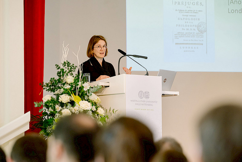 Die Festrede hielt Elisabeth Décultot.