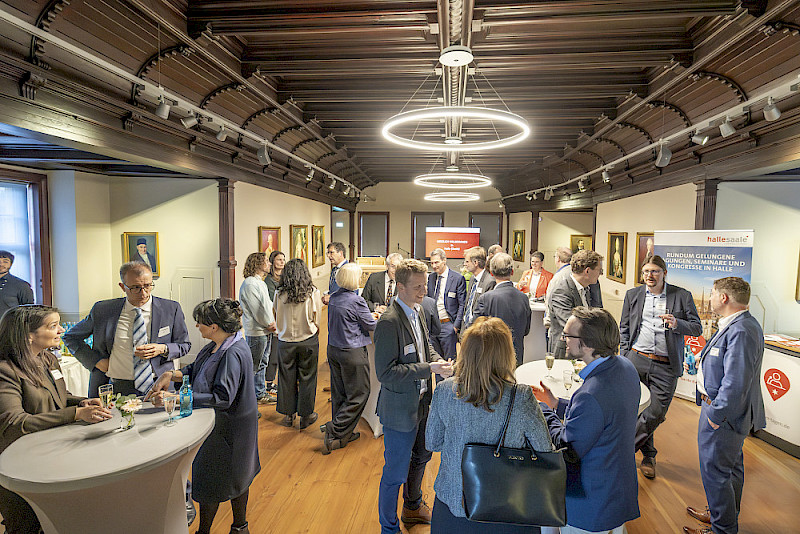 Auch im Stadtmuseum gab es Gelegenheit für Gespräche.