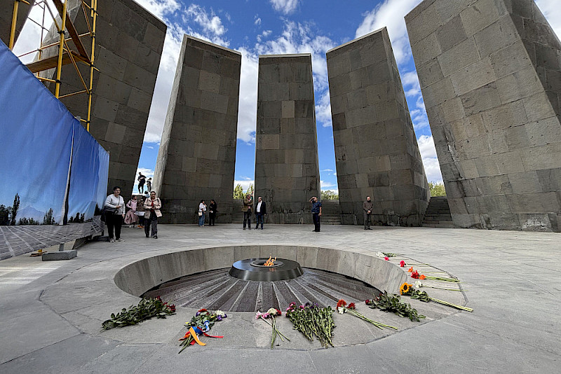 Auch ein Besuch des Genozid-Mahnmals gehörte zum Programm der MLU-Delegation.