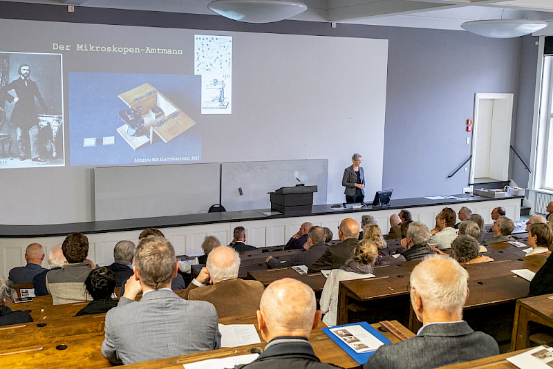 Renate Schafberg hielt einen Vortrag zum Leben von Julius Kühn.