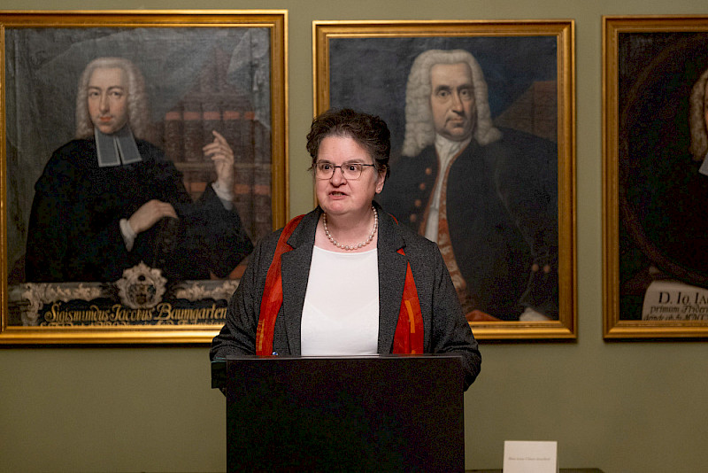 Rektorin Claudia Becker begrüßte die Gäste.