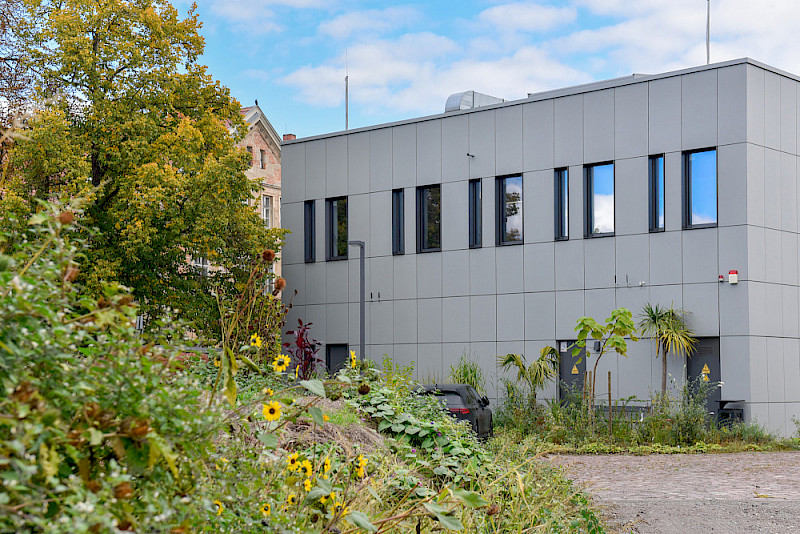 Das neue Herbarium auf dem Wirtschaftshof des Botanischen Gartens