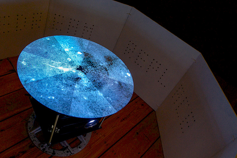 Auch die Arbeit von Paul Wiersbinski setzt sich mit dem Thema Optogenetik auseinander.